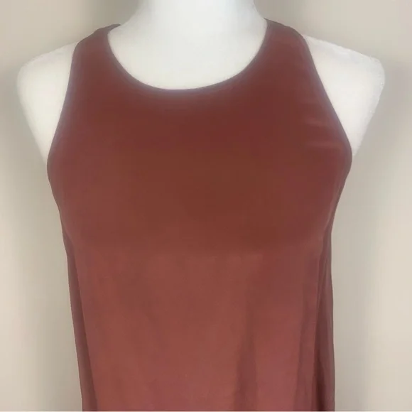 Acrobat 100% Silk High Low Hem Maxi Dress - Picture 10 of 12